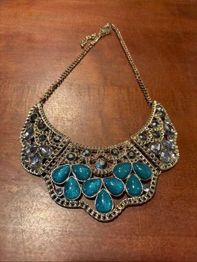 Lovely Statement Necklace, Signed NY